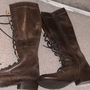 Tall Lace up Frye Boots